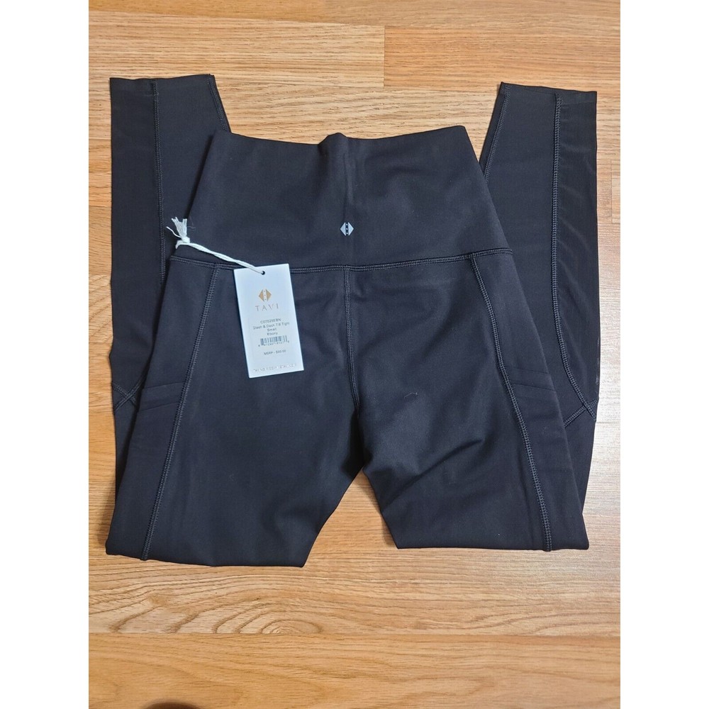 Tavi High Waisted 7/8 Tights Size Small EBONI